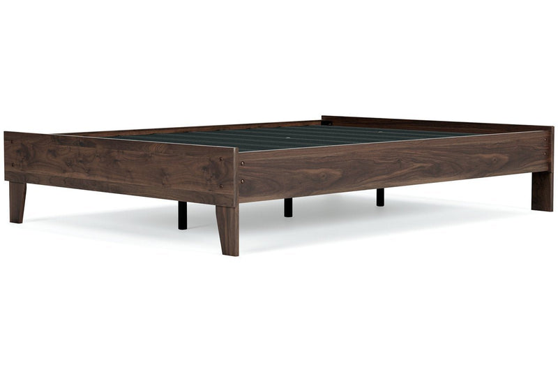 Calverson Mocha Full Platform Bed - Gate FurnitureFull Bed