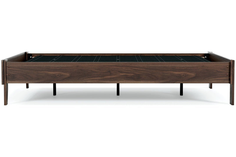 Calverson Mocha Full Platform Bed - Gate FurnitureFull Bed