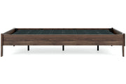 Calverson Mocha Queen Platform Bed - Gate FurnitureQueen Bed