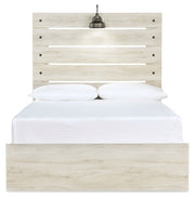 Cambeck Full Panel Bed with Dresser and Nightstand in Whitewash - PKG019212