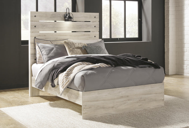 Cambeck Full Panel Storage Bed, 2 Chests and 1 Nightstand - B192B136