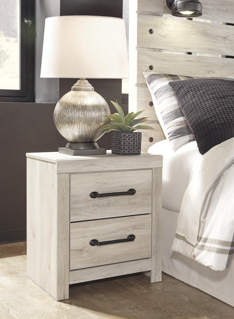 Cambeck Full Panel Storage Bed, 2 Chests and 1 Nightstand - B192B136