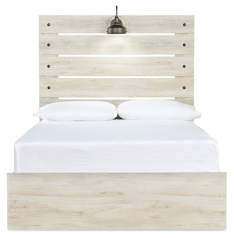Cambeck Full Panel Storage Bed, 2 Chests and 1 Nightstand - B192B136