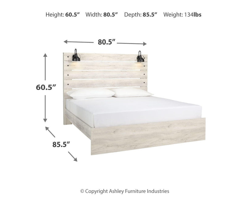 Cambeck King Panel Bed, Dresser and 2 Nightstands - B192B132