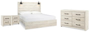 Cambeck King Panel Bed, Dresser and 2 Nightstands - B192B132