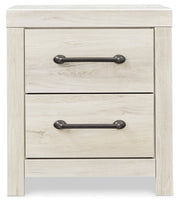 Cambeck King Panel Bed with Chest and Nightstand in Whitewash from Ashley - Luna Furniture