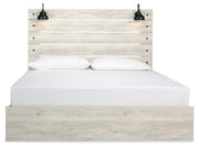 Cambeck King Panel Bed with Dresser and Nightstand in Whitewash - PKG019213