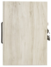 Cambeck Queen Panel Bed with Chest and Nightstand in Whitewash from Ashley - Luna Furniture
