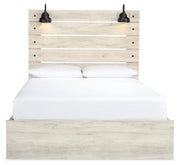 Cambeck Queen Panel Storage Bed and 2 Nightstands - B192B135