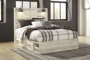 Cambeck Queen Panel Storage Bed and 2 Nightstands - B192B135