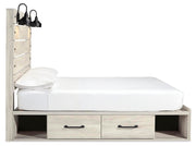 Cambeck Queen Panel Storage Bed and 2 Nightstands - B192B135
