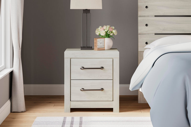Cambeck Whitewash King Storage Bed, 2 Dressers, Mirror, and 2 Nightstands - B192B104