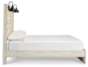 Cambeck Whitewash Queen Panel Bed and Chest - B192B121