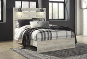 Cambeck Whitewash Queen Panel Bed and Chest - B192B121