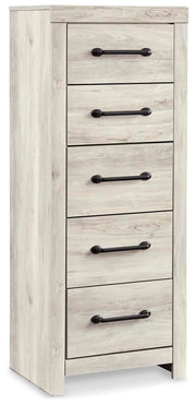 Cambeck Whitewash Queen Panel Bed and Chest - B192B121