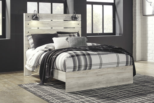 Cambeck Whitewash Queen Panel Bed - Gate FurnitureQueen Bed