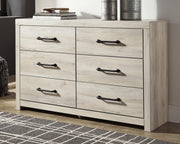 Cambeck Whitewash Queen Panel Bed with Storage, Dresser and 2 Nightstands - B192B99