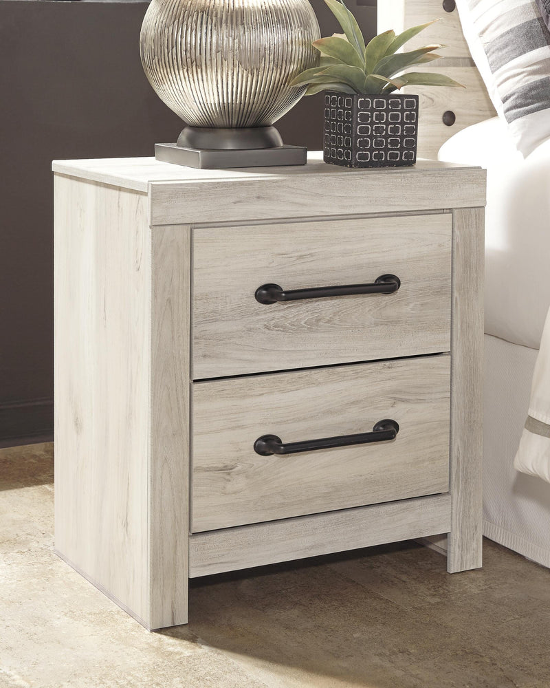 Cambeck Whitewash Queen Panel Storage Bed, Dresser and 2 Nightstands - B192B76