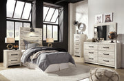 Cambeck Whitewash Queen Panel Storage Bed, Dresser, Chest and 2 Nightstands - B192B120
