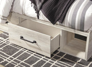 Cambeck Whitewash Queen Panel Storage Bed, Dresser, Mirror, 2 Chests and 2 Nightstands - B192B90