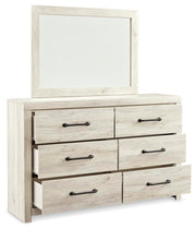 Cambeck Whitewash Queen Panel Storage Bed, Dresser, Mirror, 2 Chests and 2 Nightstands - B192B90