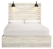 Cambeck Whitewash Queen Storage Bed, Chest and 2 Nightstands - B192B128