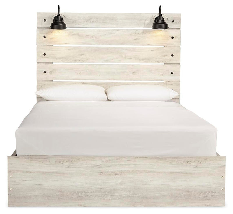 Cambeck Whitewash Queen Storage Bed, Chest and 2 Nightstands - B192B128
