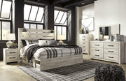 Cambeck Whitewash Storage Platform Bedroom Set - Gate FurnitureBedroom Set
