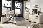 Cambeck Whitewash Twin Panel Bed, 2 Dressers, 2 Mirrors and 2 Nightstands - B192B88
