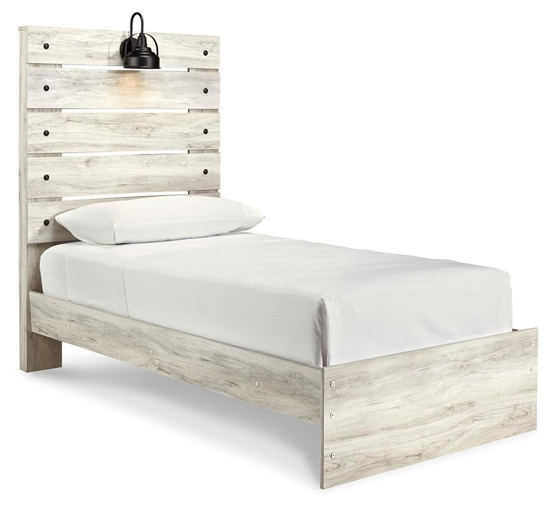 Cambeck Whitewash Twin Panel Bed, 2 Dressers, 2 Mirrors and 2 Nightstands - B192B88