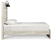 Cambeck Whitewash Twin Panel Bed, 2 Dressers, 2 Mirrors and 2 Nightstands - B192B88