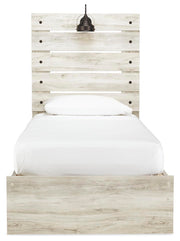 Cambeck Whitewash Twin Panel Bed, Dresser, Chest and Nightstand - B192B84