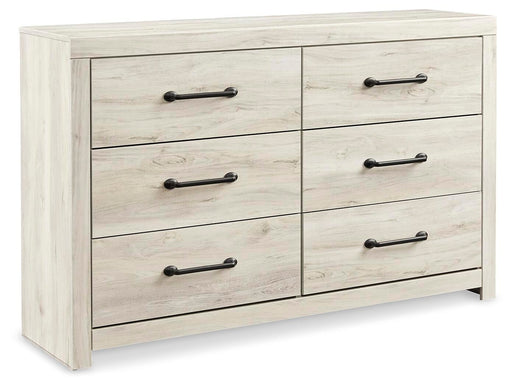 Cambeck Whitewash Twin Panel Bed, Dresser, Chest and Nightstand - B192B84