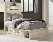 Cambeck Whitewash Twin Panel Bed, Dresser, Chest and Nightstand - B192B84