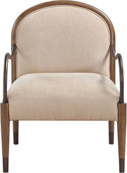 Cambria Performance Fabric Upholstered Chair in Beige - 33044Beige