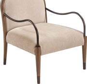 Cambria Performance Fabric Upholstered Chair in Beige - 33044Beige