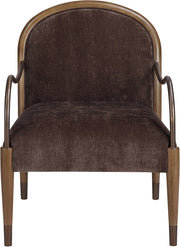 Cambria Performance Fabric Upholstered Chair in Brown - 33044Brown