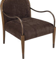 Cambria Performance Fabric Upholstered Chair in Brown - 33044Brown
