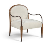 Cambria Performance Fabric Upholstered Chair in Cream - 33044Cream