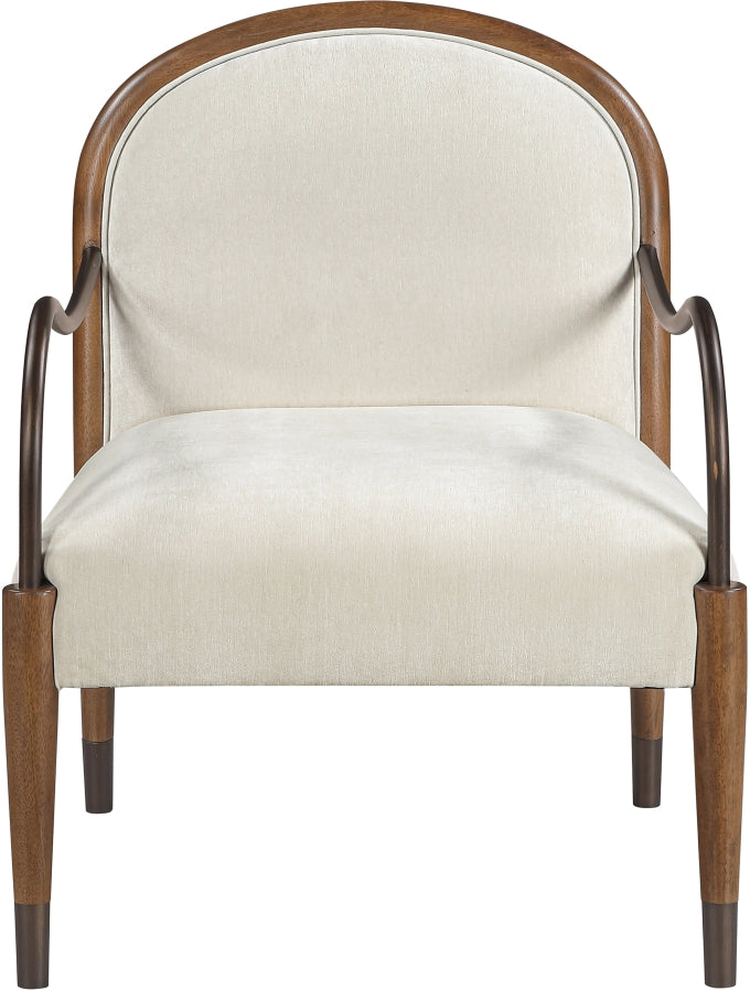 Cambria Performance Fabric Upholstered Chair in Cream - 33044Cream