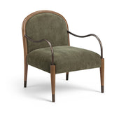 Cambria Performance Fabric Upholstered Chair in Green - 33044Green