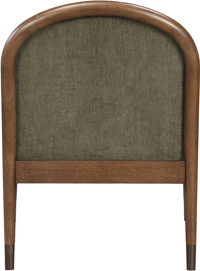 Cambria Performance Fabric Upholstered Chair in Green - 33044Green