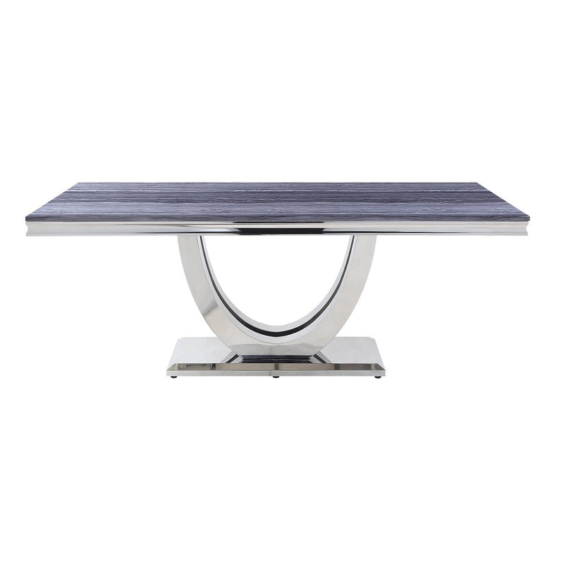 Cambrie Dining Table W/Engineered Stone Top - DN00221