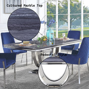 Cambrie Dining Table W/Engineered Stone Top - DN00221