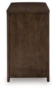 Camdill Dark Brown Chairside End Table - T208-217
