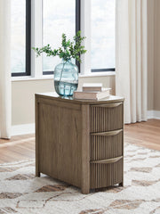 Camdill Light Brown Chairside End Table - T208-317