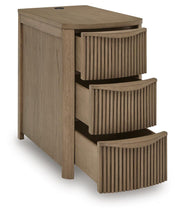 Camdill Light Brown Chairside End Table - T208-317