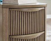 Camdill Light Brown Chairside End Table - T208-317