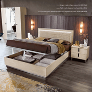 Camel Ambra Rombi Qs Bed With Frames Set - p14481