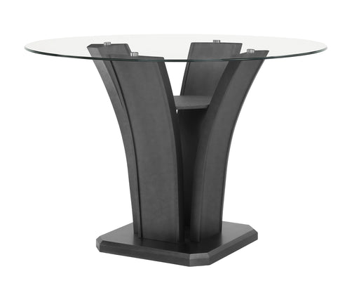 Camelia Gray Round Counter Height Table - Gate FurnitureCounter Height Table